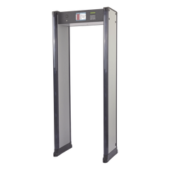 Arco Detector de Metales de 6 Zonas con Anclaje para Fijarse al Piso. Incluye Sensor IR para evitar falsas Alarmas / Certificado por la Administración Federal de Aviación de EE. UU. (FAA)