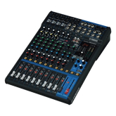 Mezcladora de Audio | 12 Canales | 6 Entradas de Micrófono/línea | 2 Entradas Estéreo | Efectos Integrados | Alimentación Phantom | USB