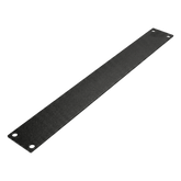 Tapa Ciega para Rack de 19 Pulgadas, 1 UR, Acero Negro