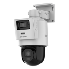 Cámara PTZ TandemVu 4 MP + 4 MP / Lentes 2.8 mm + 8 mm / Dual Light IR + Blanca 30 m / IP66 / Audio Bidireccional