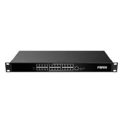 Switch PoE de 2 Hilos 24 Puertos RJ11 / Uso Exclusivo con Fanvil X303-2W / Transmisión hasta 300 m (984.3 ft) / Entrada 100V~240V / Salida Máx 160W / Reutiliza Cableado PSTN y AWG
