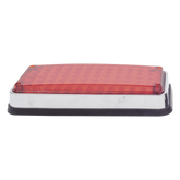 Luz de Advertencia de 7X3", Color Rojo, Ideal para Ambulancias