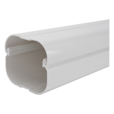 Kit de Canaletas Para la Organización de Tuberías y Cables Eléctricos en Instalaciones de Aire Acondicionado, Uso en Interiores y Exteriores, PVC Rígido, Ideal Para Minisplit, Contenido de Kit (11 Piezas), (3000-00000)
