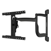 Soporte de Pared Articulado SmartMount para Pantallas 43" a 65"+ / Extensión 30.1" (765mm) / Capacidad 90 lb (41kg) / VESA 200x100 a 600x400mm / Pivote ±90° / Gestión Integrada de Cables