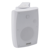 Altavoz de Pared de 2 vías | Woofer 4in + 1.5in | 2.5W - 20W | Para Sistemas 70/100V y 8 ohms | Material ABS | Rejilla y Bracket de Metal | Color Blanco