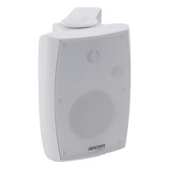 Altavoz de Pared de 2 vías | Woofer 4in + 1.5in | 2.5W - 20W | Para Sistemas 70/100V y 8 ohms | Material ABS | Rejilla y Bracket de Metal | Color Blanco