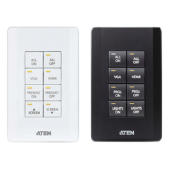 Sistema de control ATEN | Teclado de 8 botones (EE. UU., 1GANG) | BLANCO |