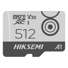 MicroSD HIKSEMI CITY GO / 512 GB / 100 MB/s Lectura / 85 MB/s Escritura / Clase 10 U3 V30 / TLC NAND / Especializada Para Videovigilancia Móvil 24/7