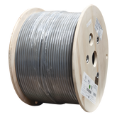 Bobina de Cable Blindado F/UTP de 4 Pares, Z-MAX, Cat6A, Soporte de Aplicaciones 10GBase-T, CM, Color Gris, 305 Metros (1000 Pies)