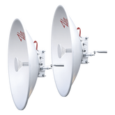 1 Antena Direccional de alto rendimiento / diámetro de 60 cm / 5.9-7.2 GHz / Ganancia 30 dBi / SLANT de 45 ° y 90 ° / Ideal para 30 km / Conector N-Hembra / Montaje y jumpers incluidos.