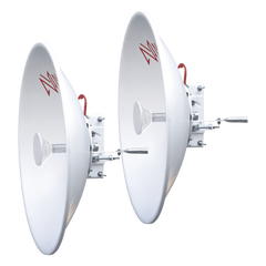 1 Antena Direccional de alto rendimiento / diámetro de 60 cm / 5.9-7.2 GHz / Ganancia 30 dBi / SLANT de 45 ° y 90 ° / Ideal para 30 km / Conector N-Hembra / Montaje y jumpers incluidos.