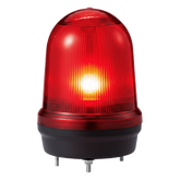 LED con patrones fijo/intermitente, estroboscópico y simulación rotatorio, Color Rojo de 110-220 VCA