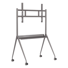 Montaje de Piso Móvil para Pantallas de 55" hasta 75" / Compatible con VESA / Incluye Soporte para la Pantalla