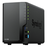 NAS DiskStation DS225+ | 2 Bahías | Intel Celeron J4125 | 2 GB DDR4 | Hasta 40 TB | Puertos 1GbE y 2.5GbE | USB 3.2 Gen 1 | Compatible con RAID | Synology DSM.