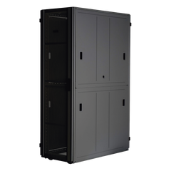 Gabinete FlexFusion™ XGL (Light) para Centros de Datos, 42 UR, 800 mm de Ancho, 1200 mm de Profundidad, Fabricado en Acero, Color Negro