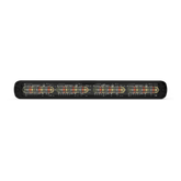 Luz de Advertencia Giga Thin de 48 LED, Quadcolor Rojo/Azul/Ambar/Blanco ,11 Pulgadas, Con Funcionalidad de Director de Trafico