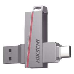 Memoria USB Dual de 128 GB / USB-C y USB-A / Transferencia de Alta Velocidad / Metálica / Compatible con Dispositivos Móviles, Windows, Mac y Linux