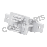 Aislador de Paso Gris Reforzado para Cercos Eléctricos / Aislamiento hasta 18 kV / Resistente a Clima Extremo / Polipropileno y Policarbonato