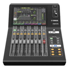Mezcladora digital para grabación o en vivo 16 x 8 pantalla tactil 9" con puertos Dante incorporado