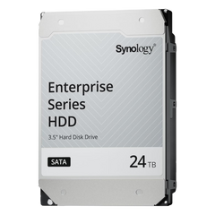 Disco Duro SATA de 3,5" Serie Plus / Capacidad 24TB / Interfaz SATA 6 GB/s / Tecnología CMR / MTBF de 1,2 Millón de Horas / Carga de Trabajo de 180 TB/año / Compatible con Synology DSM