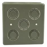 Caja Cuadrada de 1/2" - 3/4" para PVC Conduti Pesado.