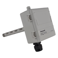 Sensor de humedad y temperatura para montaje en ducto, termistor 20 kOhm, precisión 2% HR, salida seleccionable