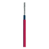 Cable Fotovoltaico Rojo / Cobre Estañado / 6 mm² (10 AWG) / 2000V / Rollo 50m / UL 4703 y TUV