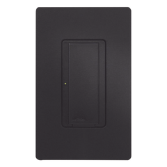 Switch de pared inteligente de doble voltaje 120-277 V, dos hilos sin neutro, 8 A en iluminación y motores de hasta 1/10 HP, para RadioRA 2 y RA2 Select, color Midnight