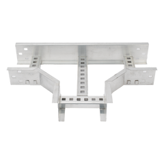 Derivación "T" Horizontal de Aluminio Perfil Z / Peralte 3 1/4" / Ancho 9"/ Radio 8" / Incluye Tornillería (CHTHEZ314R8X9AK)