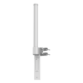 Antena Omnidireccional de 360° AirMetro con 13 dBi en Banda 5Ghz (5150-5850 Mhz) Slant 90° Compatibilidad Multi-Marca para enlaces Multipunto, Conectores SMA Hembra Inverso.