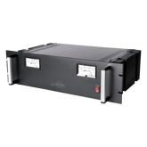 Fuente de poder 13.8Vcc, 35A, lineal regulada con circuito cargador de baterías, para instalación en rack