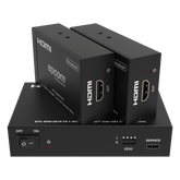 Splitter HDMI 1x2 | 4K@60Hz a 60m | 4K@30Hz a 70m | Cable Cat6 | EDID | HDCP 2.2 | Salida Loop