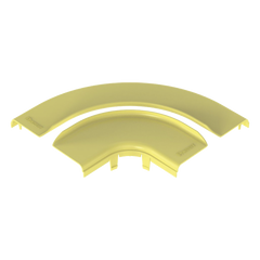 Tapa Opcional para Ángulo Recto de 90º Horizontal FRRA6X4LYL, Color Amarillo