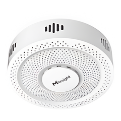 Detector de Vapeo y Humo GS601 LoRaWAN® / Sensores Múltiples (Vape, Humo, TVOC, PM1.0/2.5/10, Temperatura, Humedad) / Alarma LED y Buzzer 70dB / NFC para Configuración / IP30 / para BMS y Edificios Inteligentes