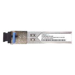 Transceptores Ópticos Bidireccionales SFP (Mini-Gbic) / Monomodo 1310 & 1550 nm / 1.25 Gbps / 1000BASE-BX / Conector SC/UPC Simplex / DDM / Hasta 3 km / 2 Piezas