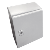 Gabinete de Acero, Nema 4 -IP 66 de 30 x 40 x 20 cm con Platina y certificado UL.