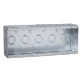 Caja Multigang de 5 Gang / Profundidad 2 1/2" / 19 Entradas 1/2"-3/4".