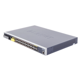Switch PoE Industrial Capa 3, Con 24 Puertos PoE Gigabit 802.3af/at, 4 Puertos SFP Compartidos 100 / 1000X, Soporta temperaturas extremas de -40 ~ 75°C