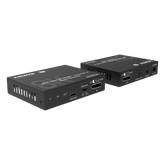 Extensor de Video DP y HDMI | Convertidor Combo DisplayPort / HDMI | Extracción de Audio | Hasta 8K30 | 4K120 | HDCP 2.3 | Múltiples Formatos de Audio | HDR10
