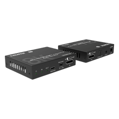 Extensor de Video DP y HDMI | Convertidor Combo DisplayPort / HDMI | Extracción de Audio | Hasta 8K30 | 4K120 | HDCP 2.3 | Múltiples Formatos de Audio | HDR10