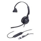 Auriculares Yealink UH42 Mono con cancelación de ruido por USB-C/A e indicador de ocupado, plug and play
