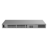 Switch Layer 2 Smart Cloud Managed / 28 Puertos Gigabit / 24 Puertos PoE+ 370 W / Switching 56 Gbps / Forwarding 41.664 Mpps / Montaje Rack / CCTV Mode / ERPS / Protección 6 kV / Garantía 3 Años