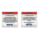 Señalamiento de Advertencia Exterior Nitrogeno | Sistemas de Extinción Oxeo