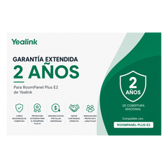 Garantia Extendida de 2 Años para RoomPanel Plus E2 de Yealink