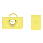 Accesorio de Salida a Tubo De 1.5 in (38 mm), Para Canaletas FiberRunner 4X4, 6X4, o 12X4, Color Amarillo
