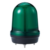 LED con patrones fijo/intermitente, estroboscópico y simulación rotatorio, Color Verde de 12-24 VCD