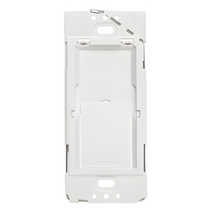 Adaptador de caja de pared para montar un control Pico como apagador fijo, instalable sobre caja eléctrica de 120 V o directo al muro, se usa con placa Claro