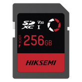 Memoria SD / 256 GB / 180 MB/s Lectura / 150 MB/s Escritura / V30 U3 / Para Drones y Cámaras de Acción / HIKSEMI CAPTURE E30