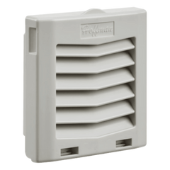 Rejilla de Escape para Ventilador con Filtro HG / Protección IP54 / Compatible con Ventiladores HF04 de 4 in (102 mm) / De Plástico / Color Gris Claro