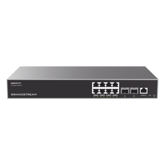 Switch Capa 3 PoE+ Administrable / 8 puertos 10/100/1000 Mbps + 2 Puertos SFP+ de 10 Gigabits / Hasta 120W / Compatible con GWN Cloud.